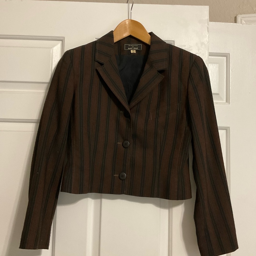 Vintage naf naf jacket size 36=xs condition as pics